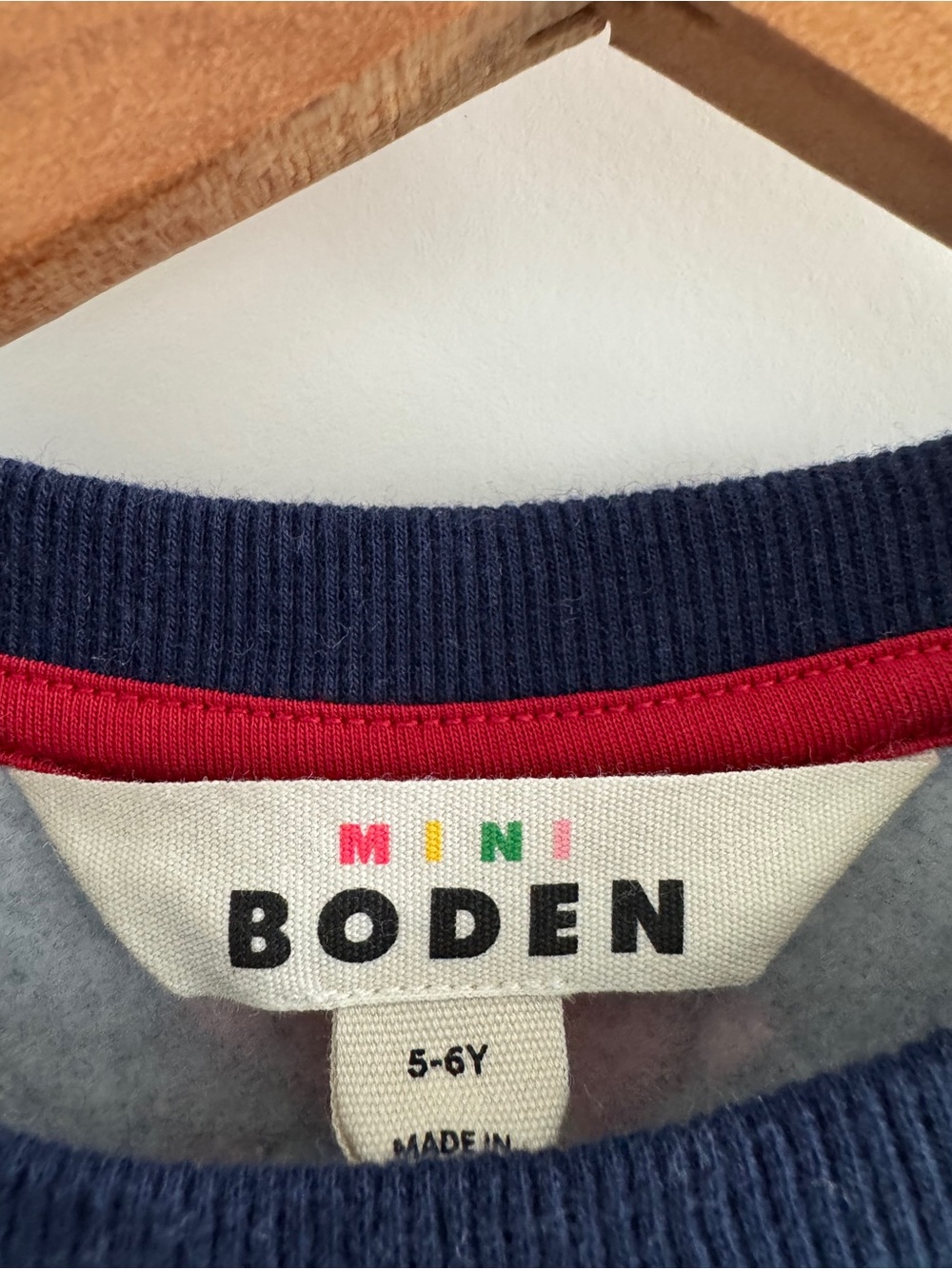 Mini Boden Kids' Cotton
Blend Sweatshirt Dress, Navy Christmas Tree NWOT $68 - Picture 7 of 7
